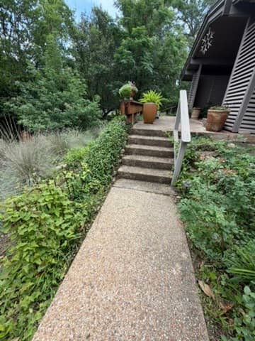 Walkway Reclaim — South Austin — after